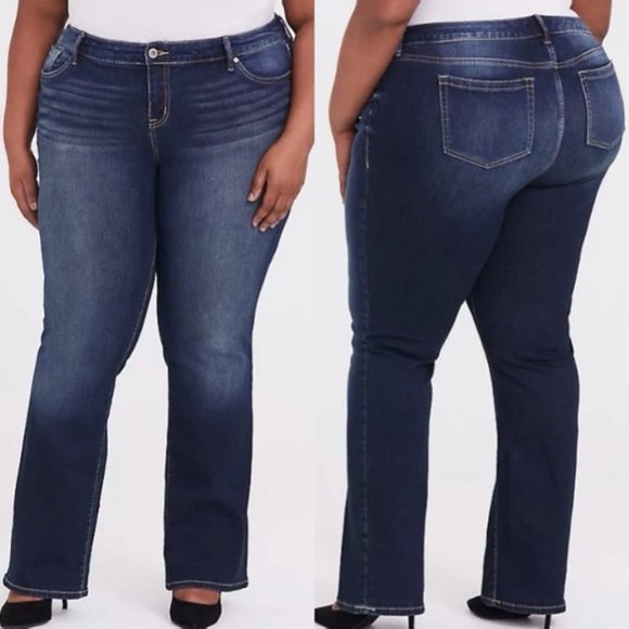 Torrid Relaxed Boot Jeans Stretch Size 20 X-Short
